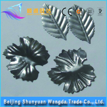 ornamental aluminum stamping leaves parts ,metal stamping leaves